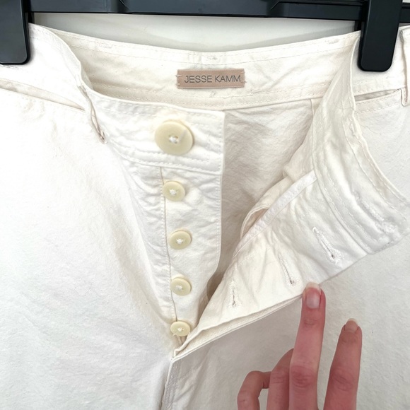 Jesse Kamm Sailor Pants in Salt (white), Size 2, Good Condition - Picture 6 of 8